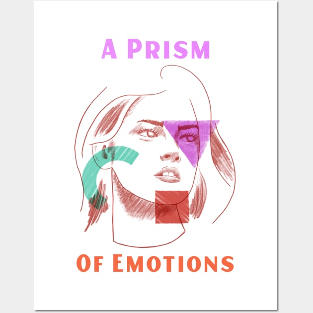 LGBTQ Identity: A Prism of Emotions Wall Art by Alaskan Skald